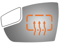 SIDE VIEW MIRROR HEATED
